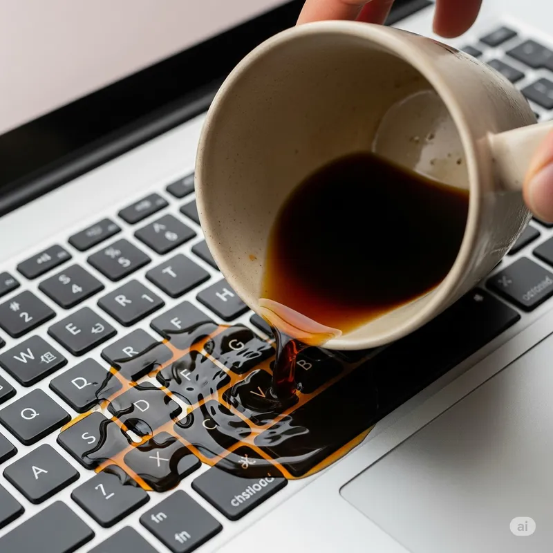 Liquid-Damaged Laptop: What To Do in the First 24 Hours